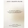 Image 3 : C. 1910S "ANDY GRANTS PLUCK" LINEN COVER BOOK