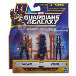 GUARDIANS OF THE GALAXY STAR-LORD & GAMORA Action Figures