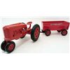 Image 1 : LOT OF VINTAGE 1950'S TRACTOR AND TRAILER