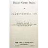 Image 2 : C. 1910S "HERBERT CARTERS LEGACY" HARDCOVER BOOK