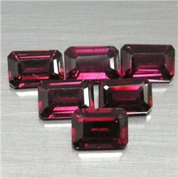 LOT OF 12.72 CTS. OF RED AFRICAN GARNETS - 17 PIECES