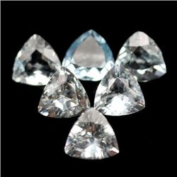 LOT OF 13.15 CTS. OF AQUA BLUE SANTA MARIA AQUAMARINES