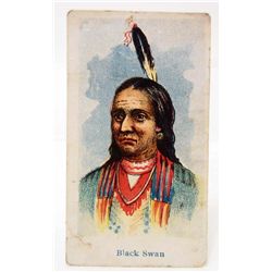 1888 ALLEN & GINTER NATIVE AMERICAN INDIAN CHIEF TOBACCO CARD