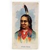 Image 1 : 1888 ALLEN & GINTER NATIVE AMERICAN INDIAN CHIEF TOBACCO CARD