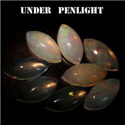 LOT OF 6.01 CTS OF MULTICOLOR ETHIOPIAN OPALS - 8 PIECES