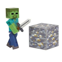 NEW MINECRAFT Overworld Core ZOMBIE Action Figure Toy