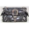 Image 1 : NEW WESTERN BLING STYLE BLACK BUCKLE PURSE HANDBAG