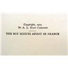 Image 4 : 1917 "THE BOY SCOUTS AFOOT IN FRANCE" HARDCOVER BOOK