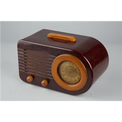 Fada 1000 “Bullet” Catalin Tabletop 2-Knob AM Radio.