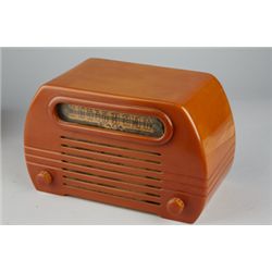 Fada 652 “Temple” Catalin Tabletop 2-Knob AM Radio.