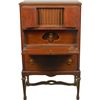 Image 1 : Atwater Kent Model 60 In Pooley Cabinet Model 1700.