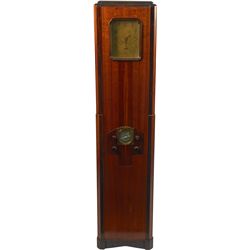 Silvertone Grandfather Clock 4-Knob Radio.