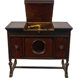 Speaker Table w/Enclosed 7” Speaker, Maker Unknown.