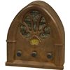 Image 1 : Reproduction Plastic Cathedral AM/FM Radio.