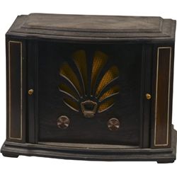 Emerson Wood Tabletop 2-Knob AM Radio.