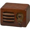Image 1 : “General” Wood Mini 2-Knob Tabletop AM Radio.