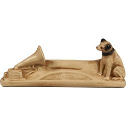 RCA Victor Advertising Chalkware Nipper & Gramophone.