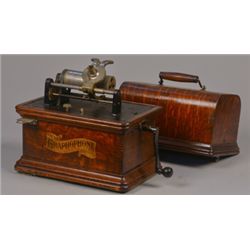 Columbia Phonograph “The Graphophone” Oak Cased.
