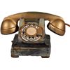 Image 1 : Lot Of 3 Telephone Items Including Bell Box In Wood