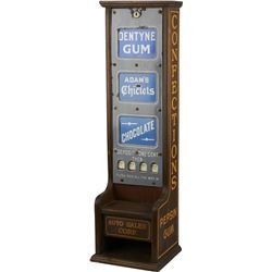 1 Cent Autosales Vending Corp. Column Vending Machine.