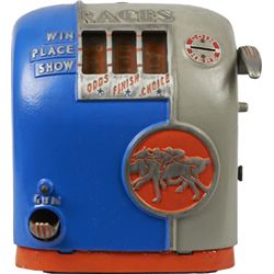Coin-Op Daval MFG. Races 3-Reel Countertop Horse Race.