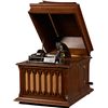 Image 1 : Edison Tabletop Cylinder Player In Oak Case.