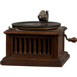 Standard Wood Tabletop Phonograph Model E.