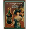 Image 1 : Kirsberry & Pepsi : Cola Embossed Beveled Tin Sign.