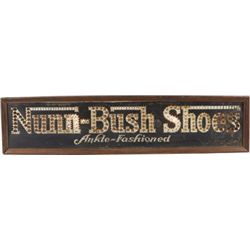 Nunn-Bush Shoes Perforated Metal, Light-Up Sign.