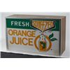 Image 2 : Fresh Orange Juice Single-Sided Plastic Light-Up Sign.