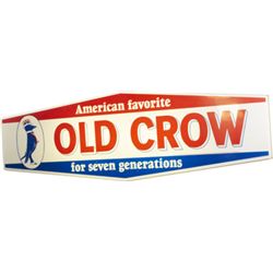 Old Crow Single-Sided Plastic Light-Up Sign In Plastic.