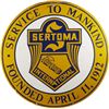 Image 1 : Sertoma International Double-Sided Metal Sign.
