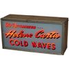Image 1 : “Helene Curtis Cold Waves” Glass Light-Up Hanging Sign.