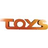 Image 1 : “Toys” Large Figural Script 3-D Wooden Sign.