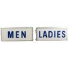 Image 1 : Lot Of 2 Ladies & Men Plastic Light-Up Restroom Sign.