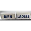 Image 2 : Lot Of 2 Ladies & Men Plastic Light-Up Restroom Sign.