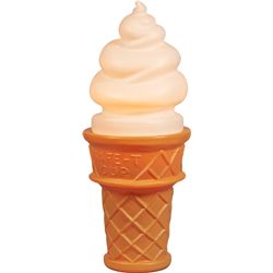 Safe-T Cup Light-Up Ice Cream Display Cone.