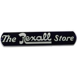 The Rexall Store Porcelain Sign.