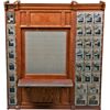 Image 1 : Early Post Office Clerk Window & Post Office Boxes.