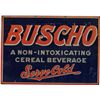 Image 1 : Buscho Single-Sided Hanging Tin Advertising Sign.