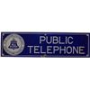 Image 1 : Bell System Single-Sided Porcelain Sign.