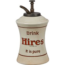 Drink Hires Ceramic Syrup Dispenser “It Is Pure”.