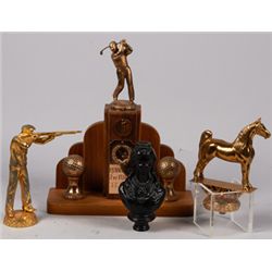 Lot Of 4 Trophy & Topper Items.