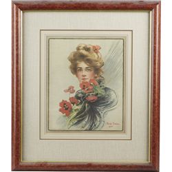 Ideal American Beauties No. 6 “The Poppy Girl”.