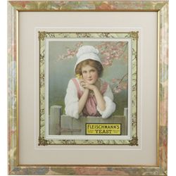 Fleischmann’s Yeast “Makes Good Bread” Litho. Print.