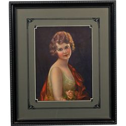 Adelaide Hiebel “Bloom Of Youth” Litho. In Frame.