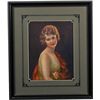 Image 1 : Adelaide Hiebel “Bloom Of Youth” Litho. In Frame.