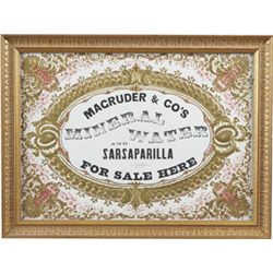 Magruder & Co.’s Mineral Water & Sarsaparilla Embossed.