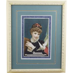 Pozzoni’s “Dove” Complexion Powder Litho. Advertisement
