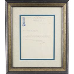 Lot Of 2 Framed Documents.